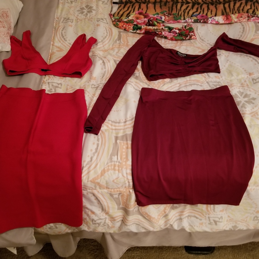 Dresses and two 2 piece sets